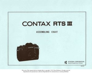 Contax Rtsiii Assembly Drawings