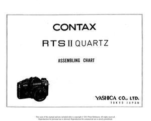 Contax Rtsii Assembly Diagrams