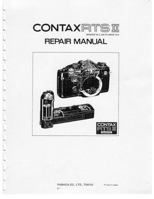 Contax Rtsii Repair
