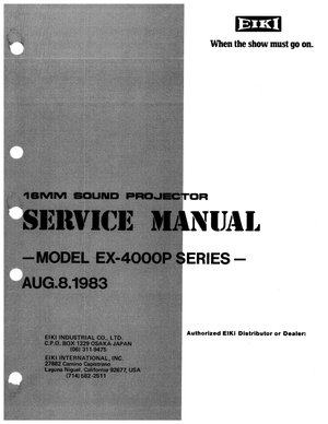 Eiki Projector 4000P