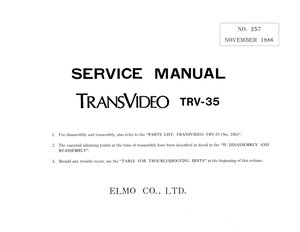 Elmo Projector Trv35