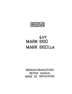 Eumig Projector 607 610