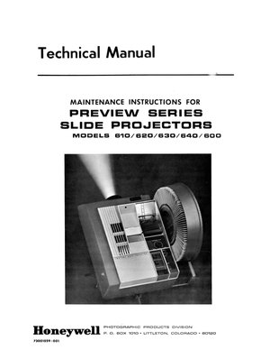 Honeywell Projectors 600Series
