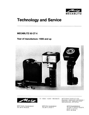 Metz Flash Mecablitz60Ct4