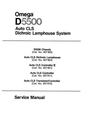 Omega Lamphouse D5500