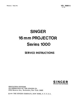 Singer Projector 1000