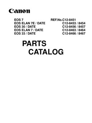Canon EOS30 ELAN7 Parts