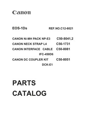 Canon EOS 1DS Parts