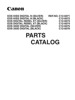 Canon EOS 350D Parts