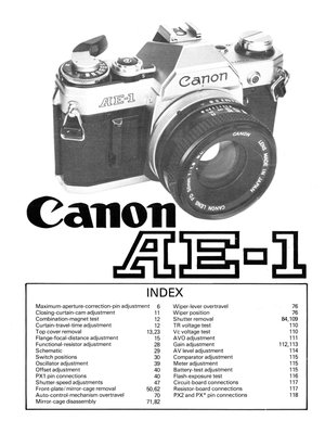Canon camera ae 1