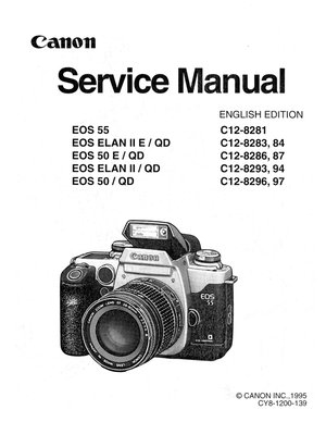 Canon camera eos50 55 elan2