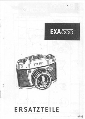 Exakta Exa 500 Ersatzteile
