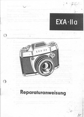Exakta Exa IIa Reparaturanweisung