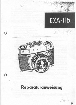 Exakta Exa IIb Reparaturanweisung