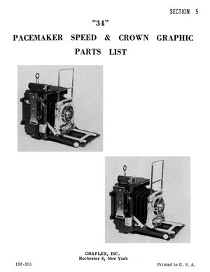 Graflex parts pacemaker crown 34