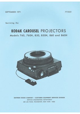 Kodak 760h 850h 860h slideprojector