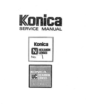 Konica lenses