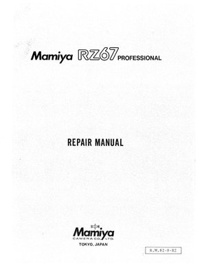 Mamiya camera rz67