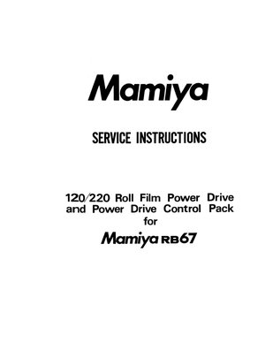Mamiya powerdrive 120 220