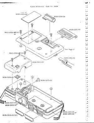 Minolta Flashmeter III Exploded