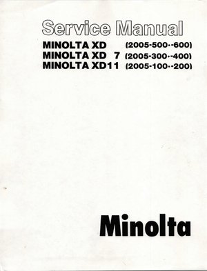 Minolta XD XD7 XD11