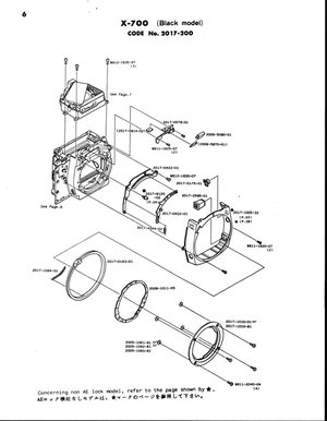 Minolta X 700 Lens Mount Detail OCR