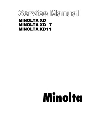 Minolta camera xd series