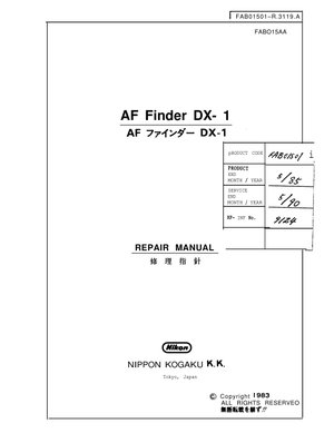Nikon AF Finder DX 1