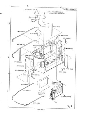 Nikon Digital Nikon D1X Parts Diagram