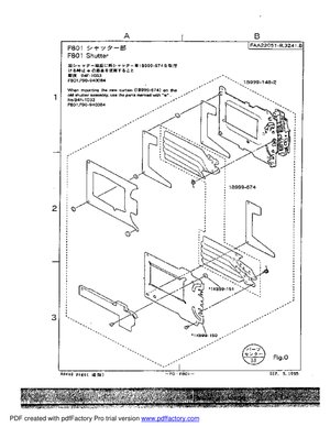 Nikon N8008s F801s Part List