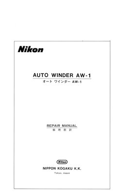 Nikon autowinder aw1