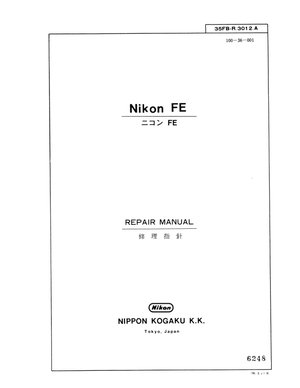 Nikon camera fe