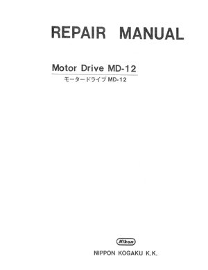 Nikon motordrive md12