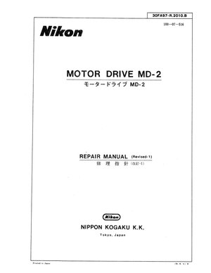 Nikon motordrive md2