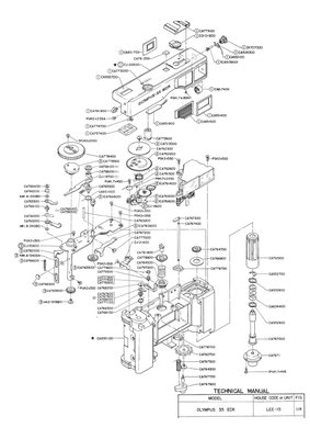 Olympus 35 ECR Exploded Parts Diagrams