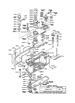 Olympus OM 2 Exploded Parts Diagrams