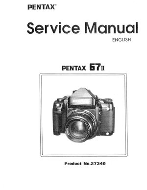 Pentax camera 6x7 2