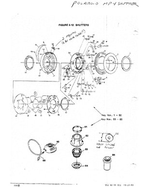 Polaroid MP4 Shutter exploded