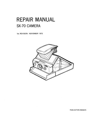Polaroid camera sx70