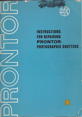 Prontor S SV SVS1 part2