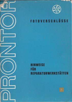 Prontor Press7 Shutter