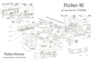 Rollei 16 Explosionszeichnung