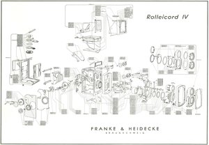 Rollei IV Explosionszeichnung