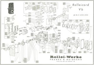 Rollei Vb Explosionszeichnung