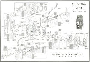 Rollei 4x4 II Explosionszeichnung
