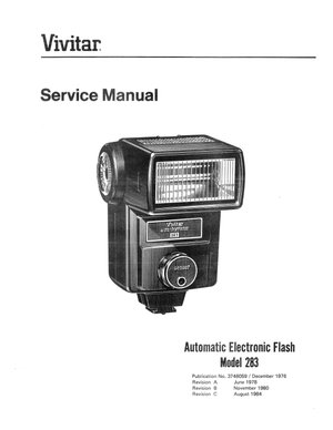 Vivitar flash 283