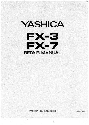Yashica FX 3 FX 7