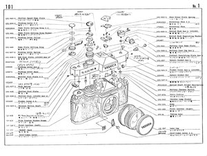 Yashica TL Electro X Blueprints