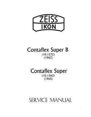 Zeiss camera contaflex b super