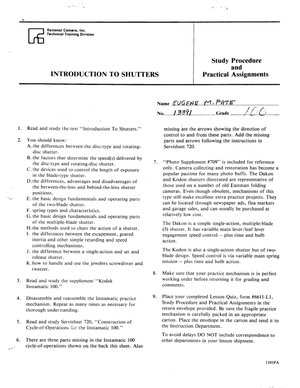 repair course Lesson 6 Study Procedures